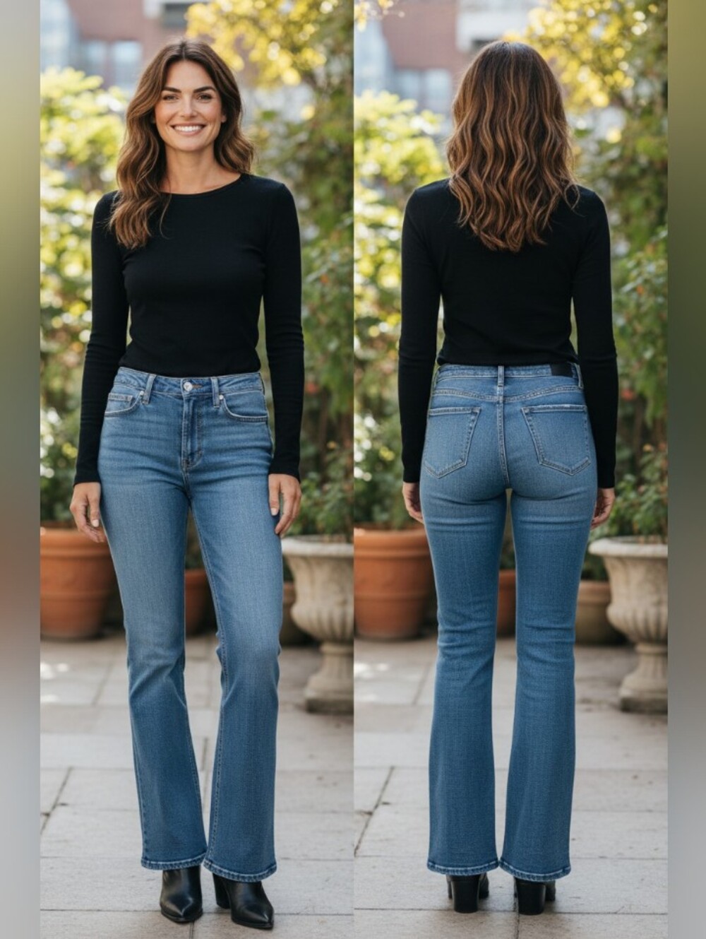 YMI Jeans Juniors Size 11/30 Below Waist Denim Flared Leg Stretch